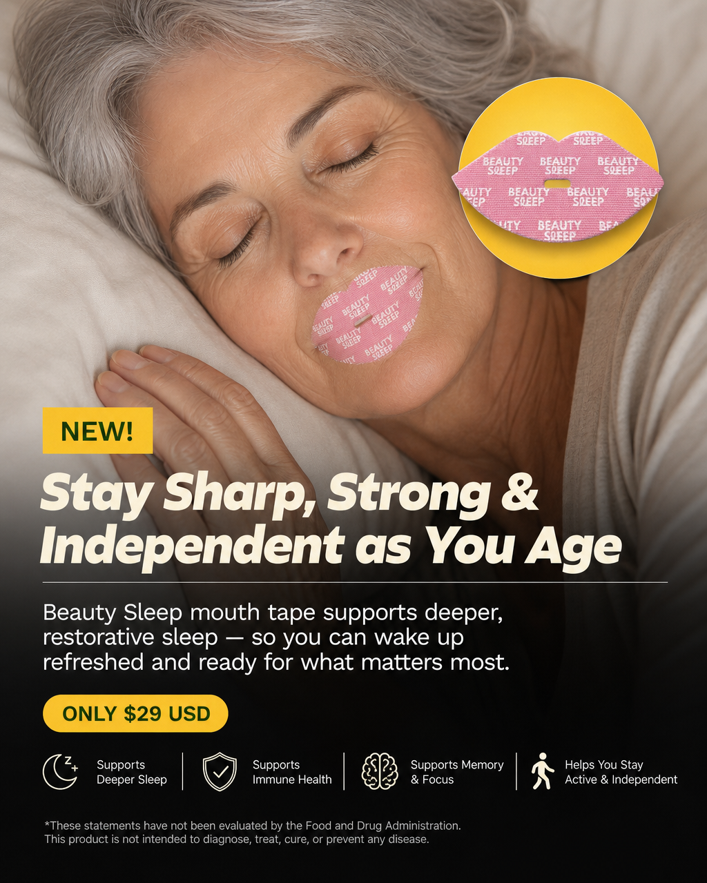Beauty Sleep Facebook ad