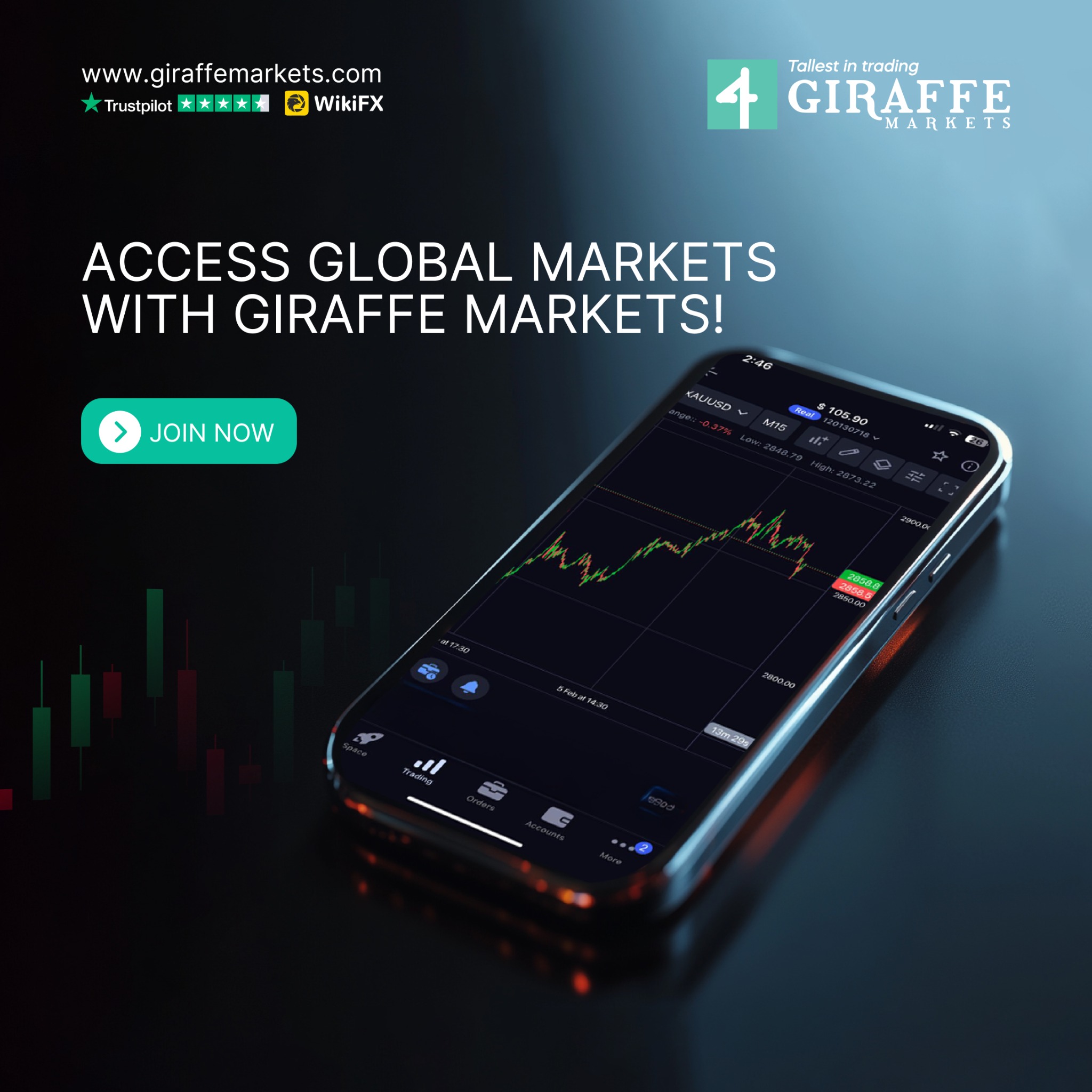 Giraffe Markets Facebook ad