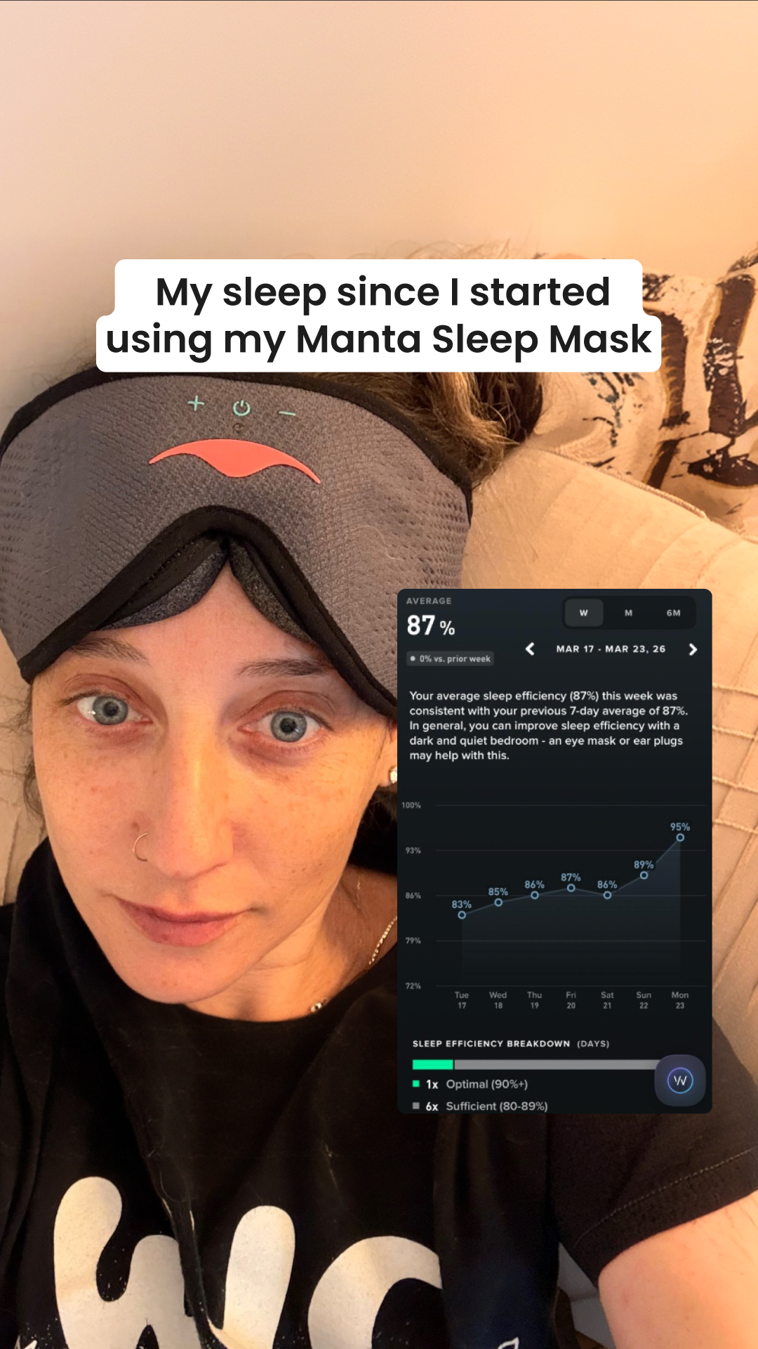 Manta Sleep Facebook ad