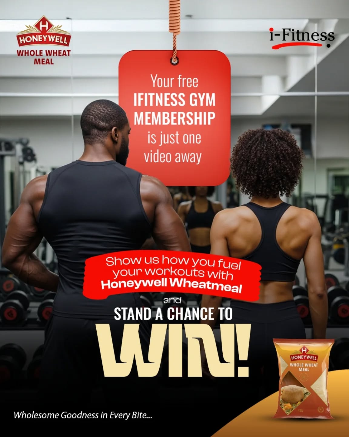 Honeywell Wheat Meal Facebook ad: Join now and stand a chance to win…