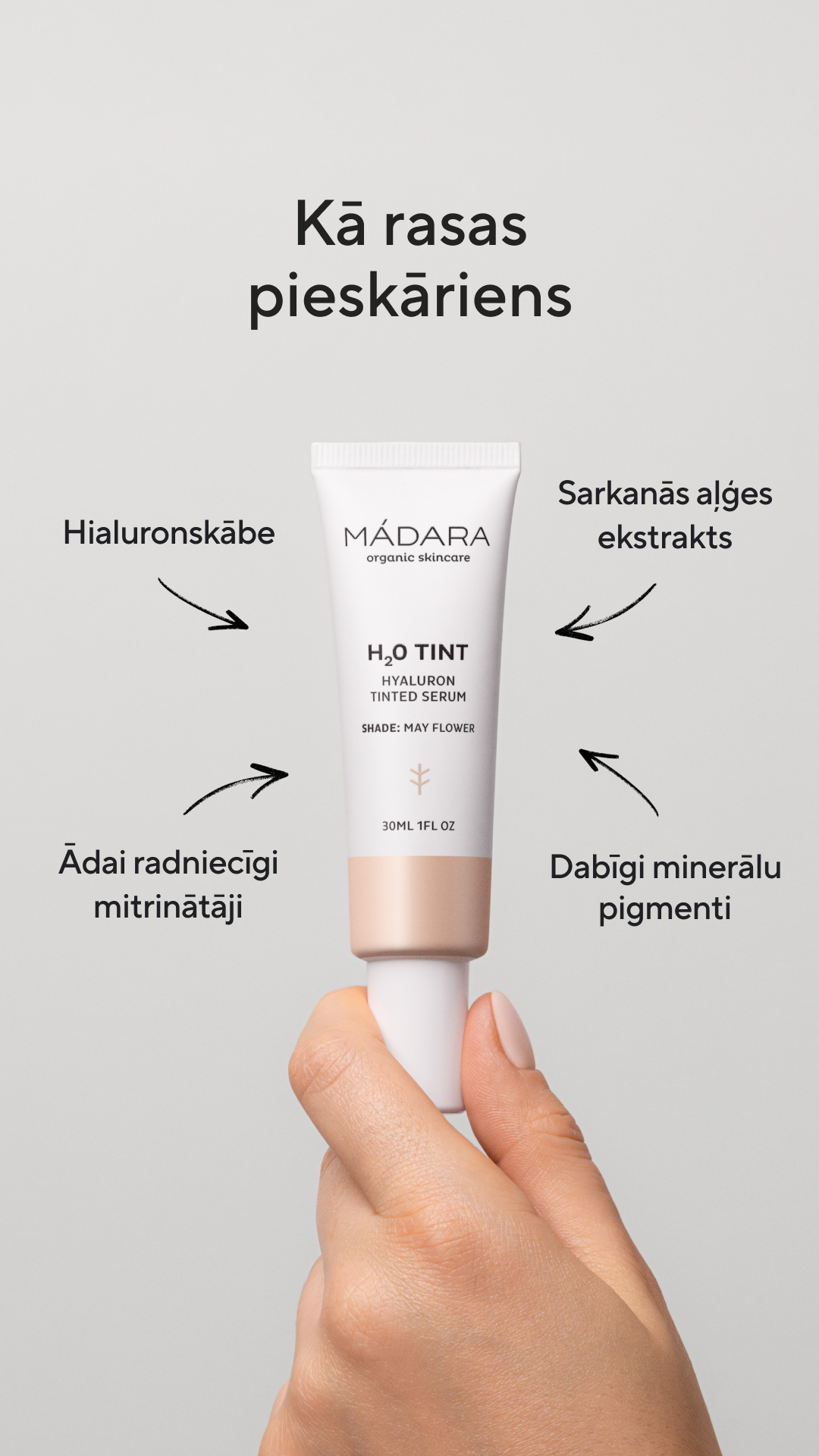 Mádara Organic Skincare Facebook ad