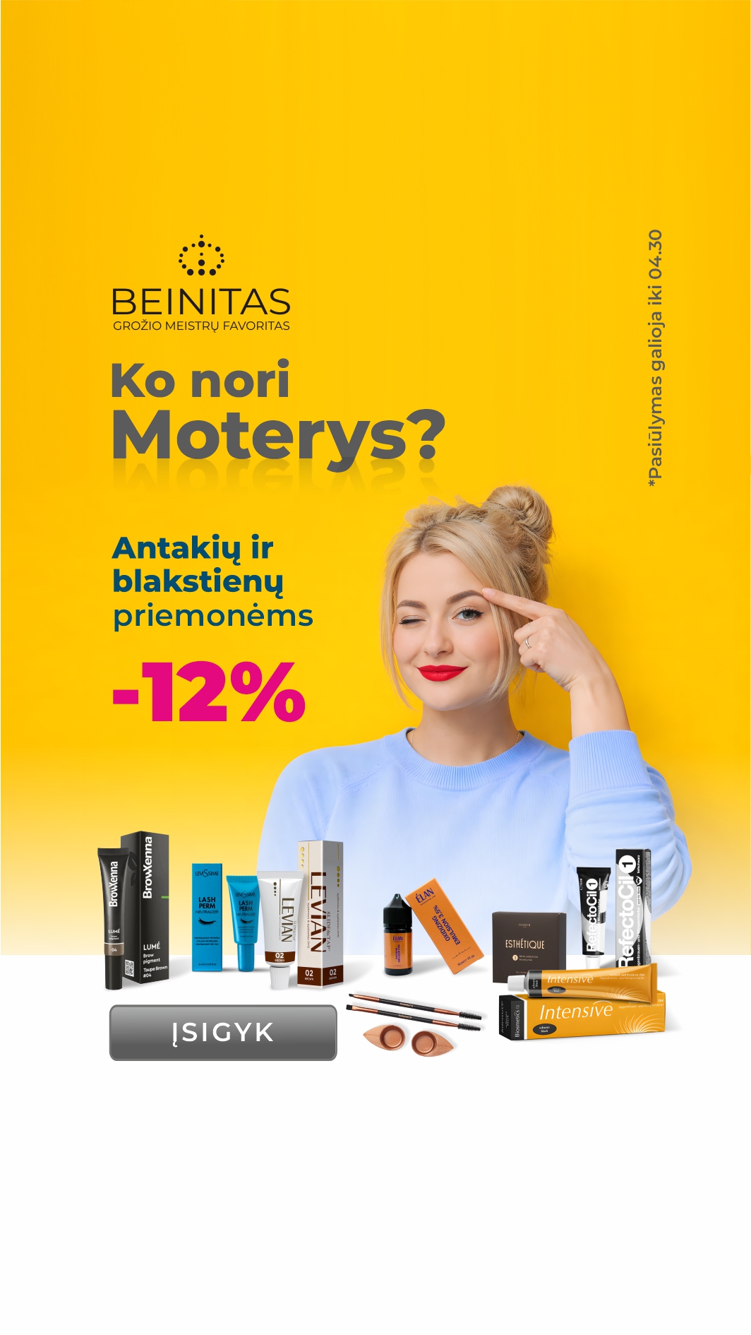 Beinitas Facebook ad