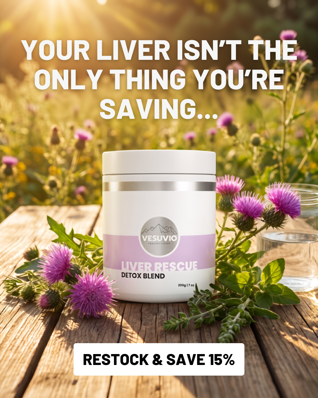 Vesuvio Healthy Living Facebook ad