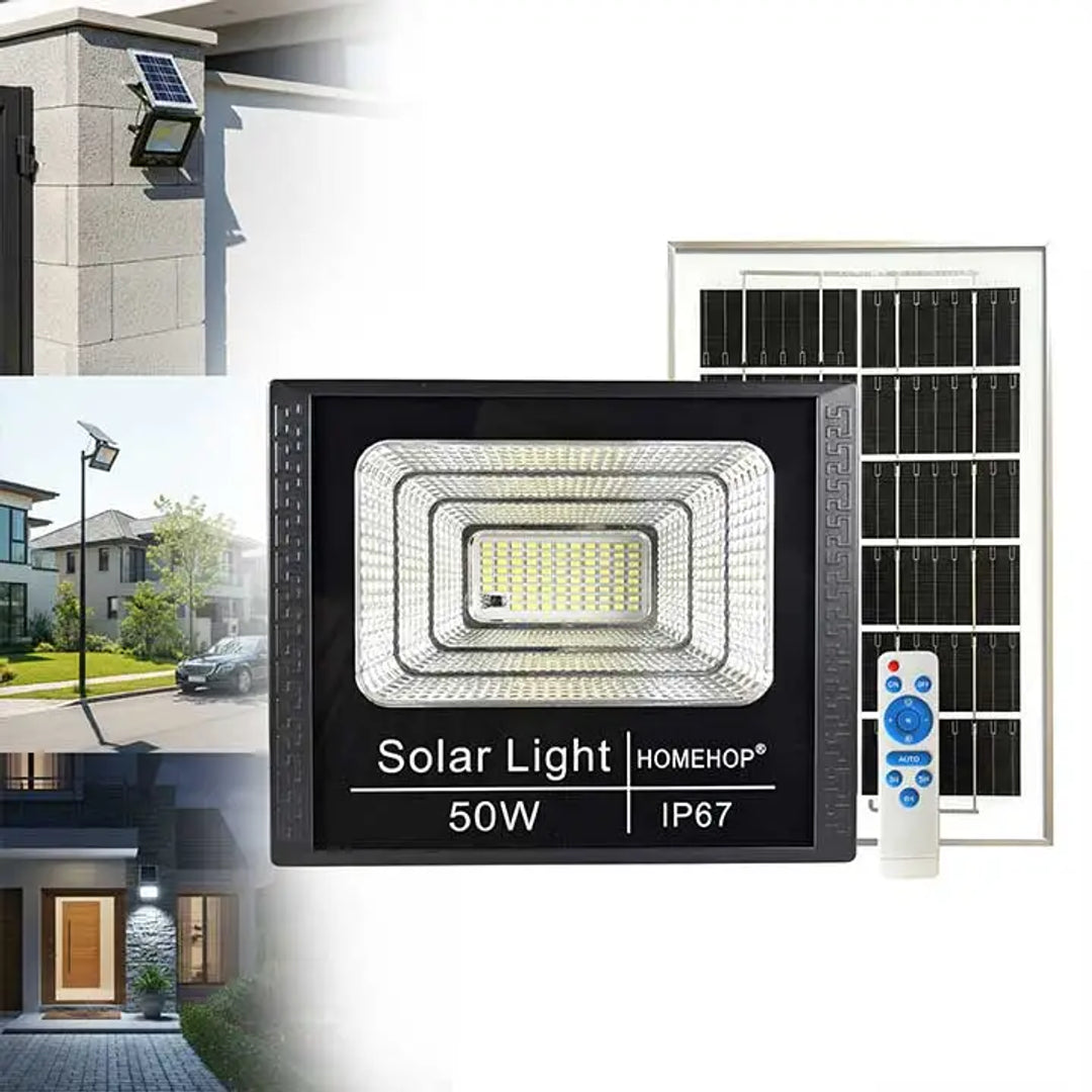 Homehop Facebook ad: Amazing Deal! 600W Solar Flood Light with 3…