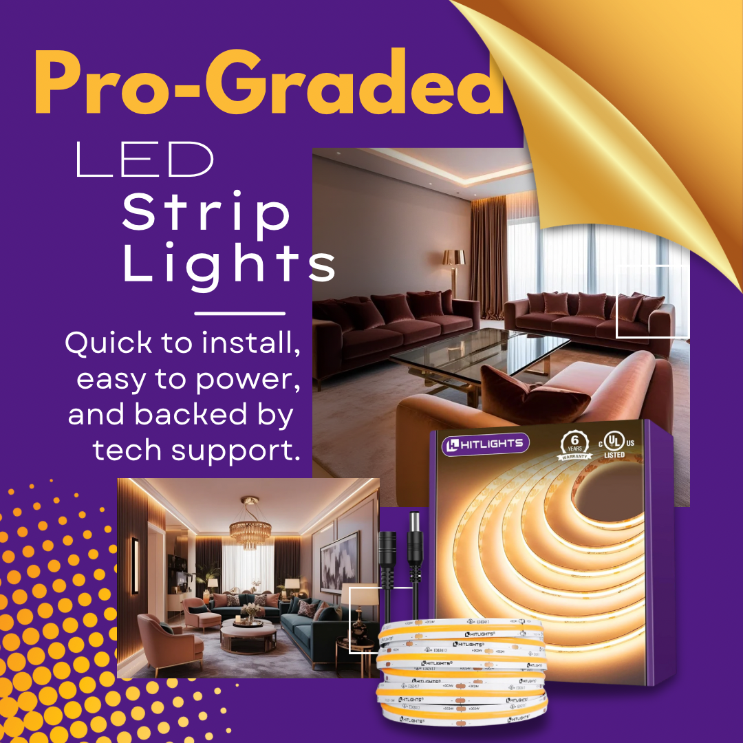 HitLights Facebook ad: Trusted by Electricians, Designed for Excellence