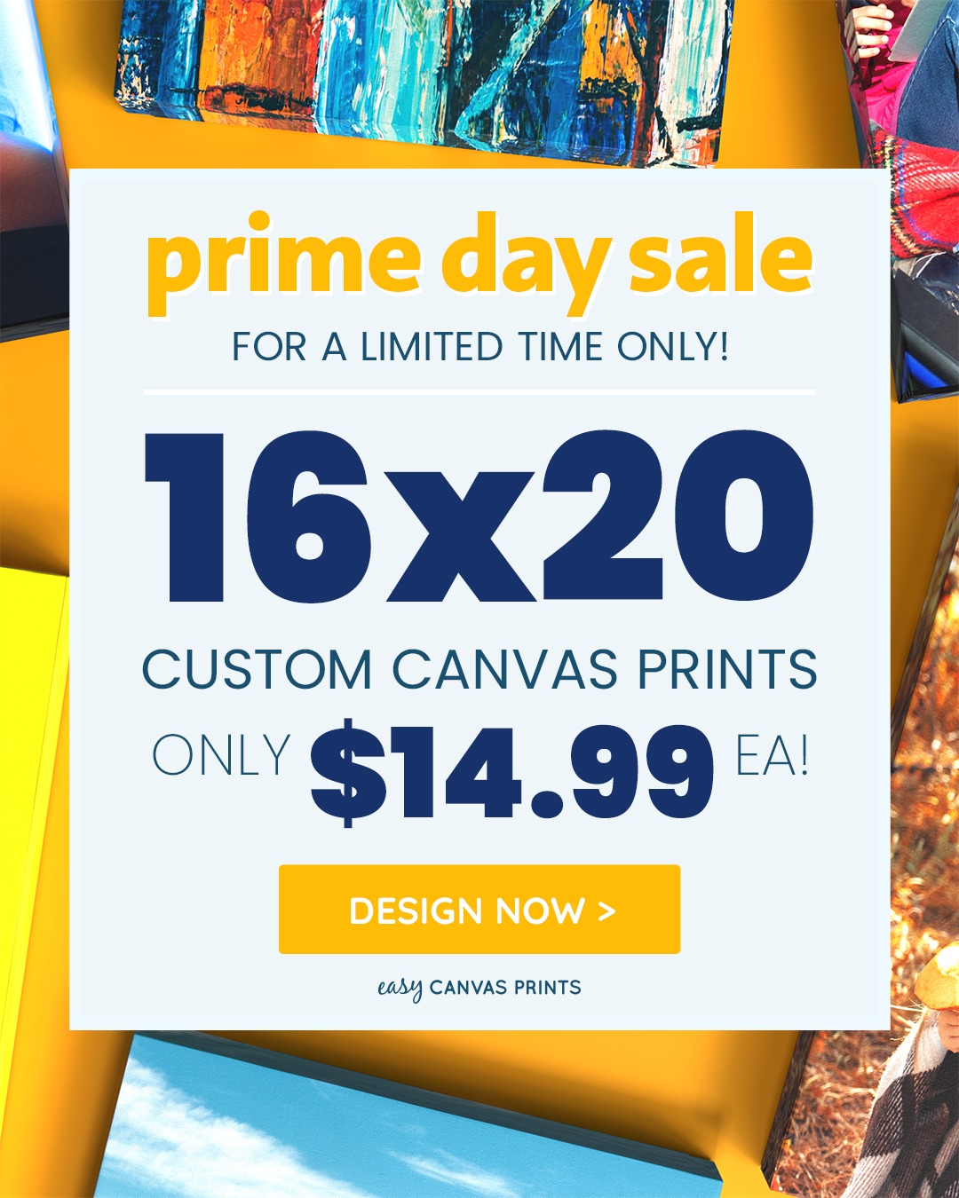 Easy Canvas Prints Facebook ad