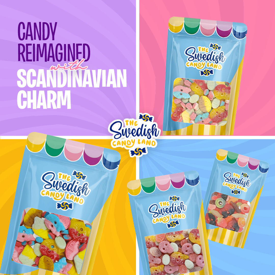 Swedish Candy Land Facebook ad