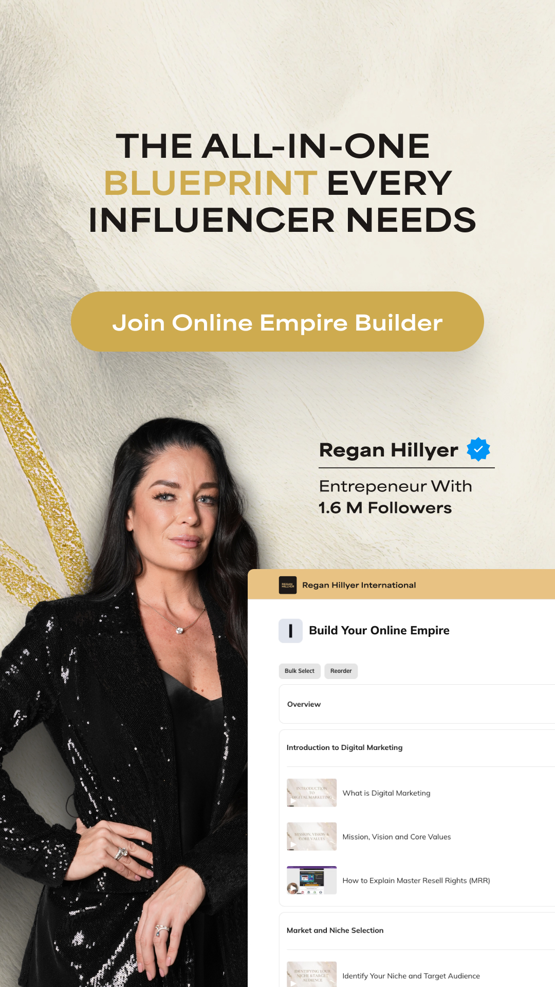 Regan Hillyer Facebook ad