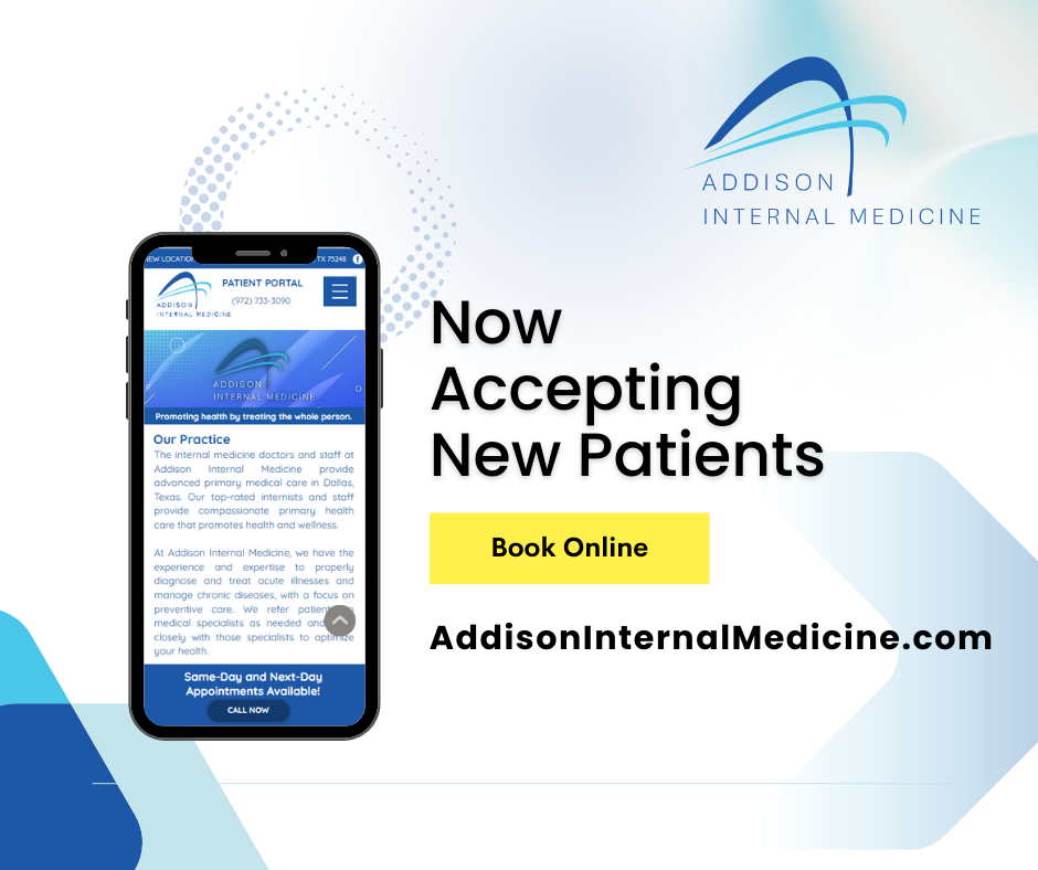 Addison Internal Medicine Facebook ad: Addison Internal Medicine | Primary Care | 16980 Dallas…