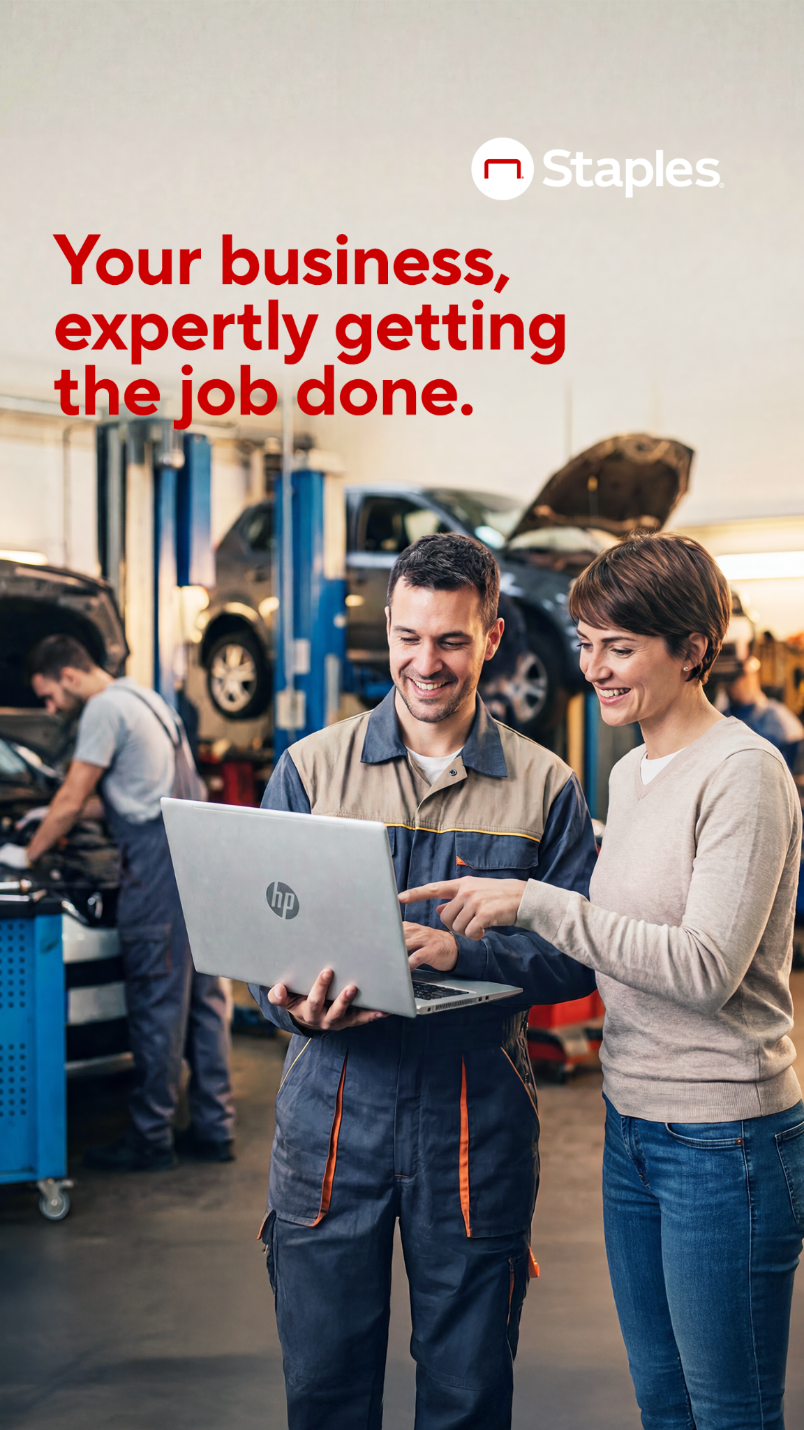 Staples Facebook ad from Aug 3, 2026