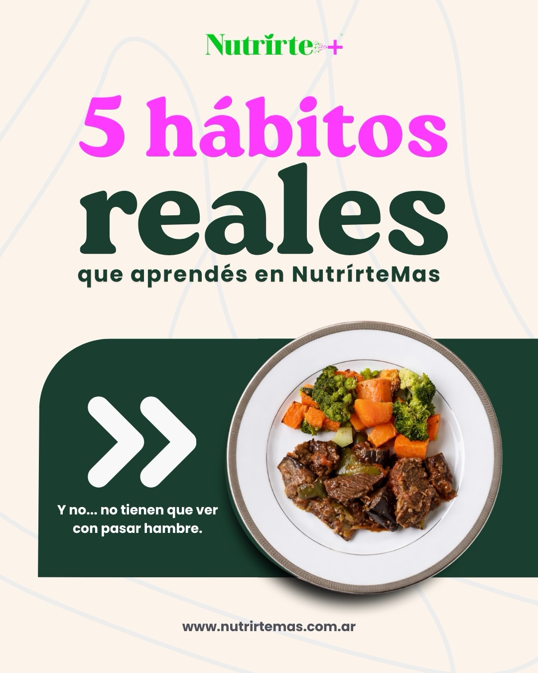 Nutrirte+ Nutrición & Viandas Saludables Facebook ad: La mayoría de las personas no falla porque…