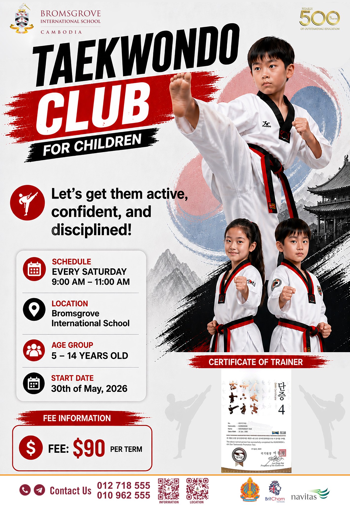 Bromsgrove International School Cambodia Facebook ad