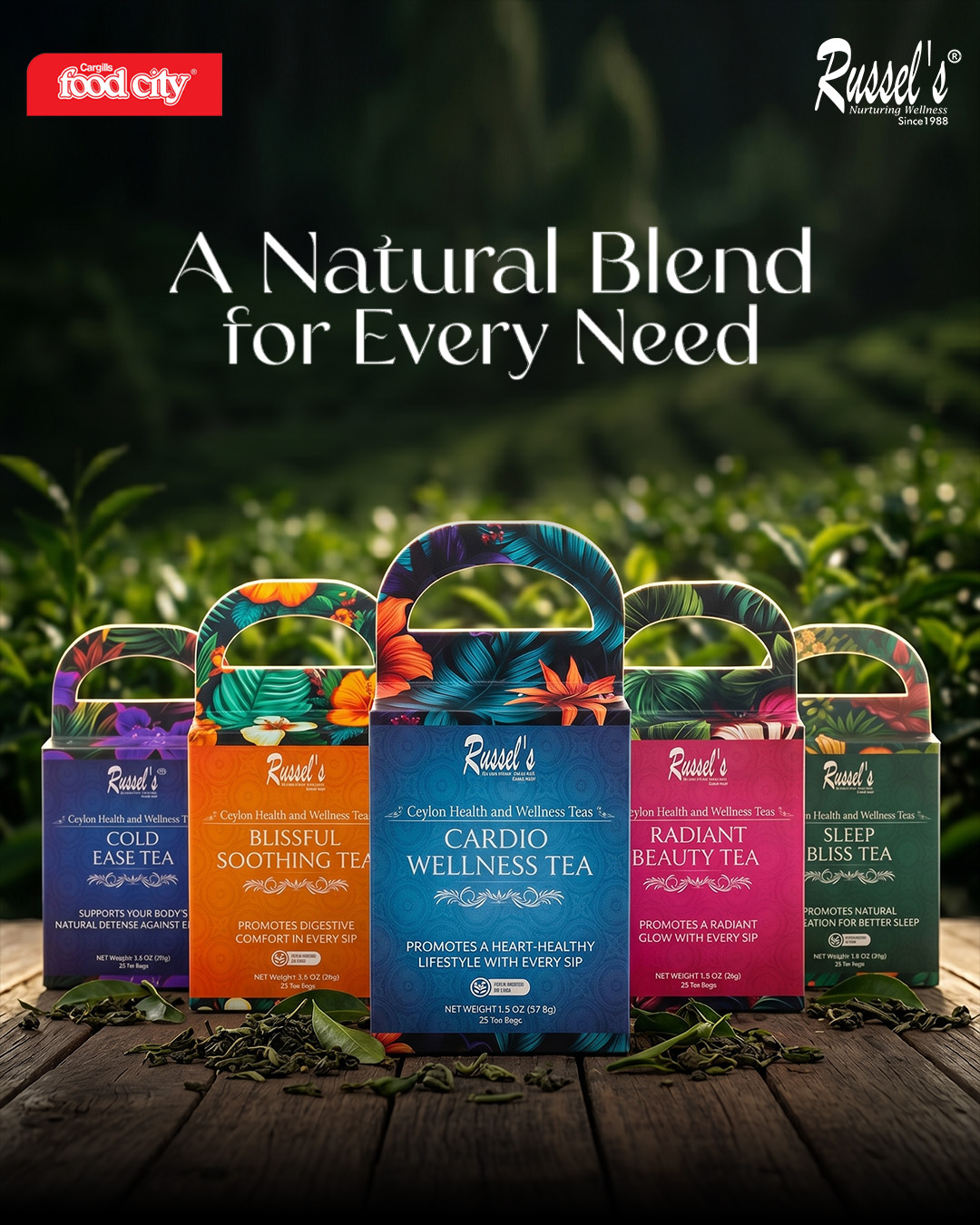 Russel's Wellness Facebook ad: Your Daily Ritual of Wellness