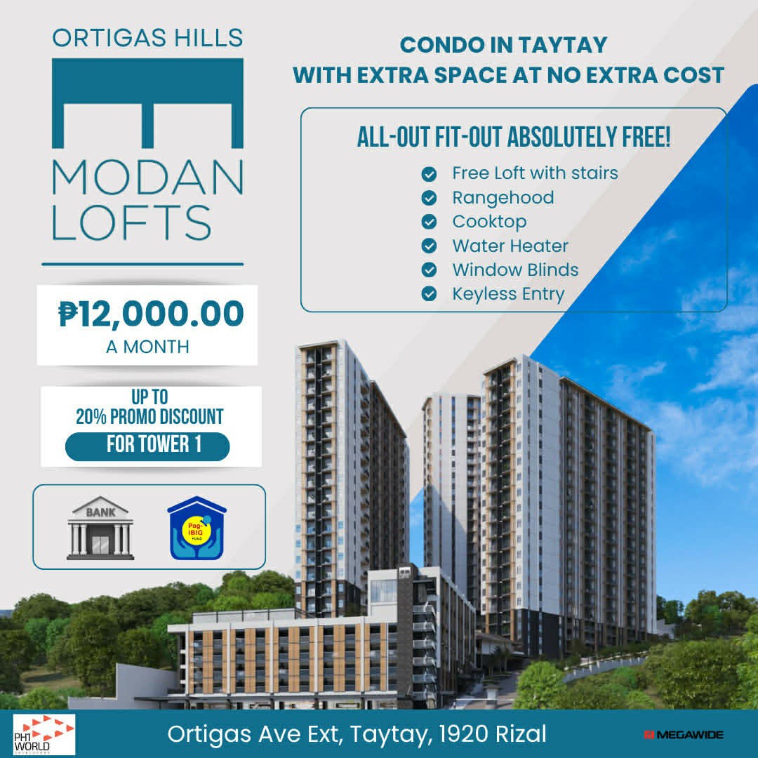 The Hive Resort Residences, Taytay Rizal Facebook ad: Wow. As low as ₱12,000 a month may…