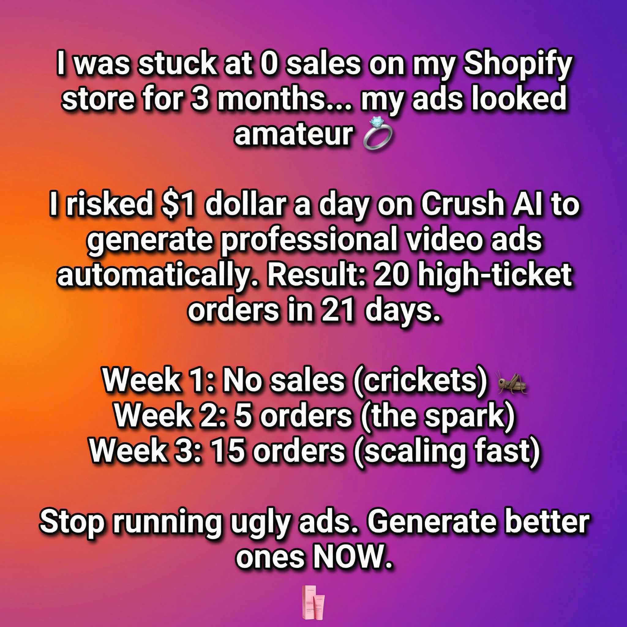 trycrush.ai Facebook ad