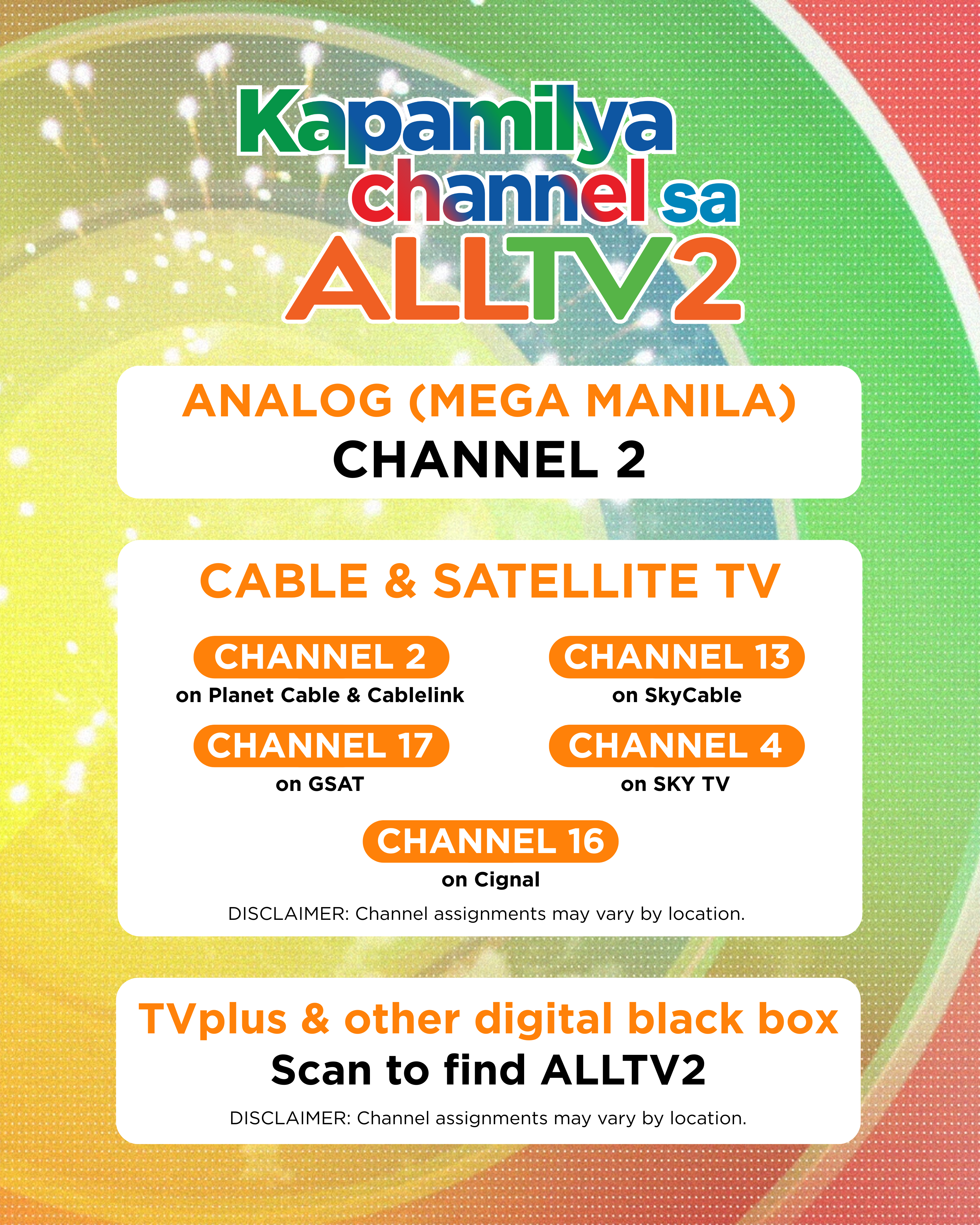 ABS-CBN Facebook ad: Kapamilya Channel sa ALLTV2