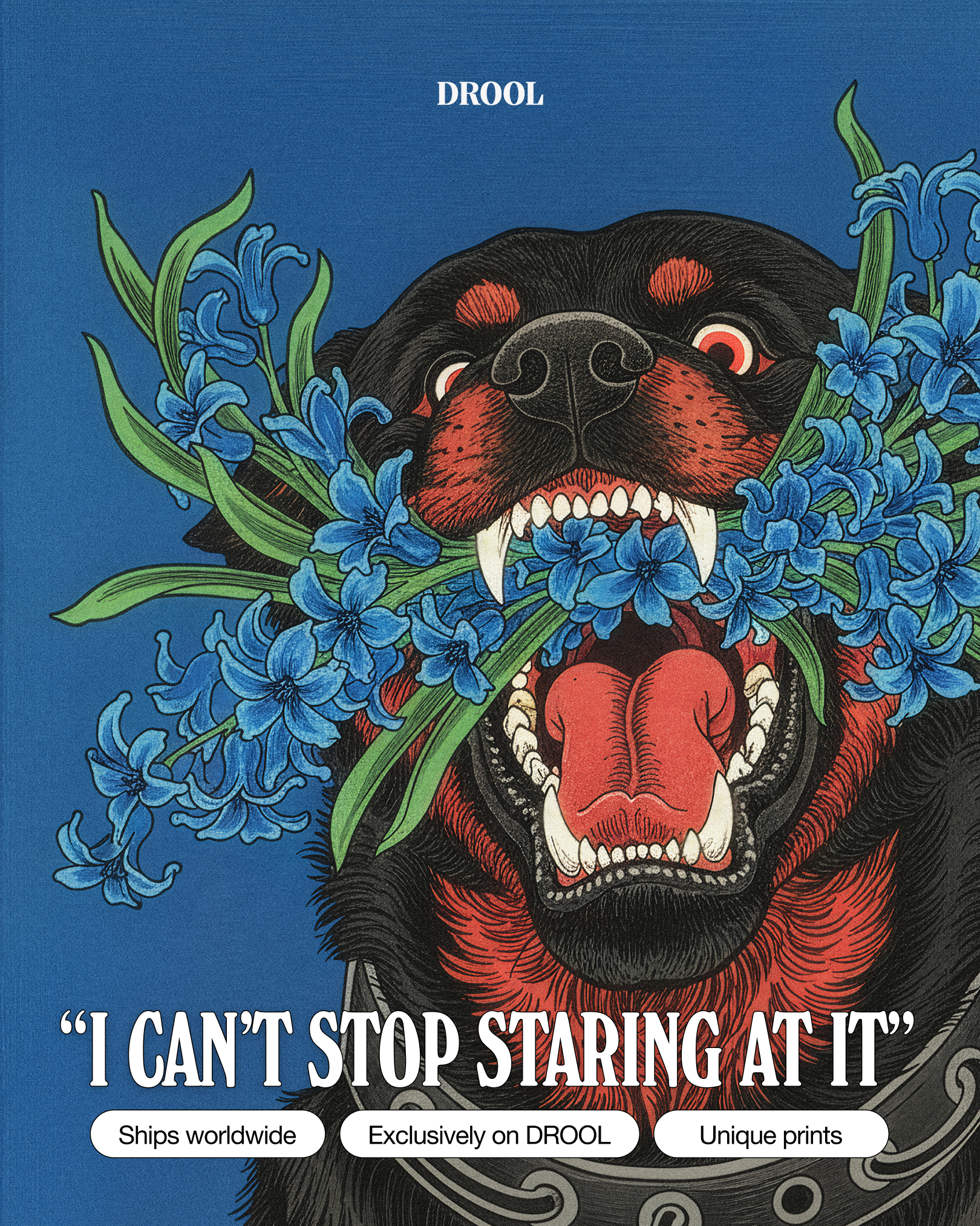 Livingood Daily Facebook ad: DROOL | Curated Art