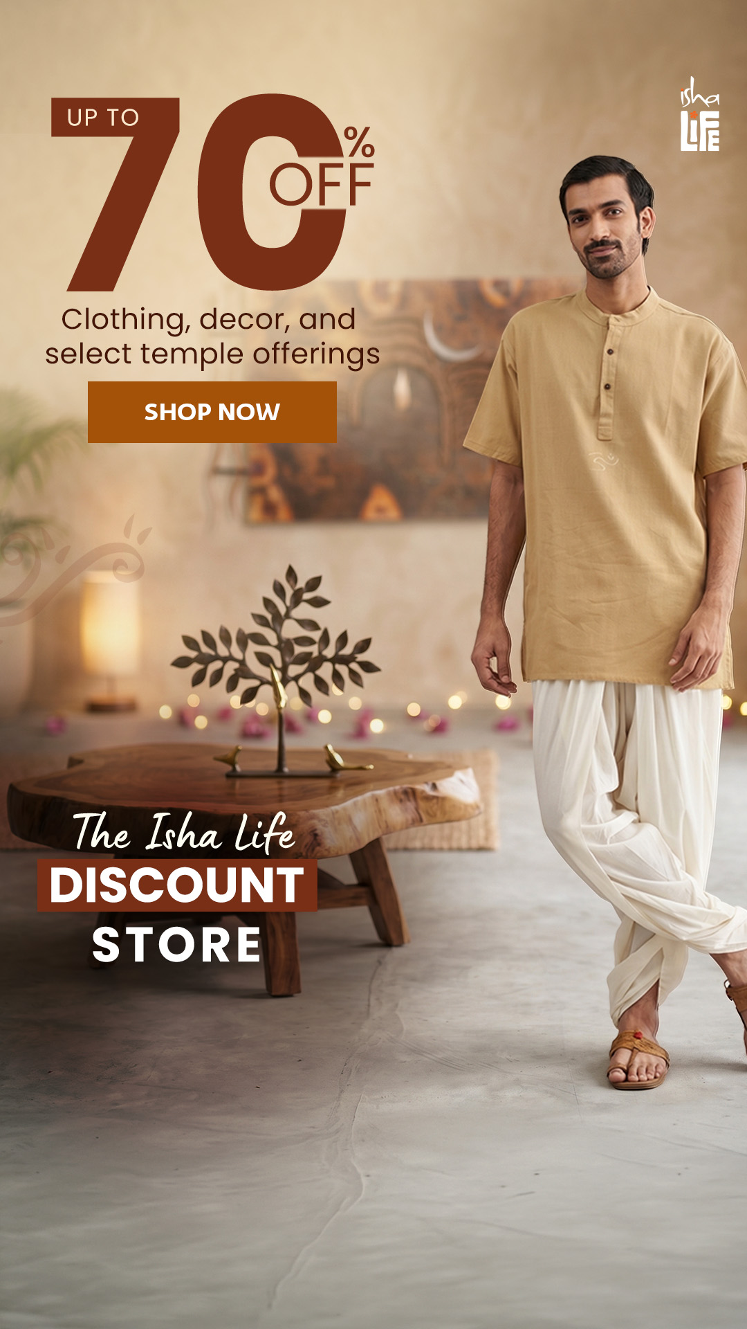 Isha Life Facebook ad