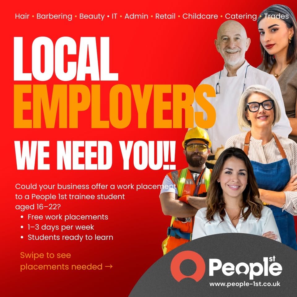 People 1st Facebook ad: Could your business give a young person their…