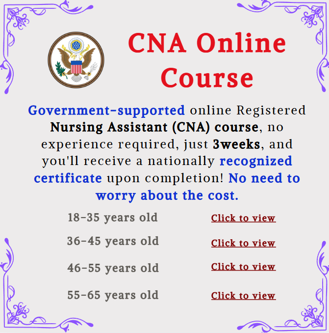 Local services-5 Facebook ad: (CNA) course
