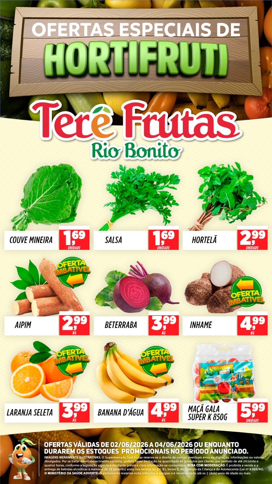 Terê Frutas Rio Bonito Facebook ad from Jun 2, 2026