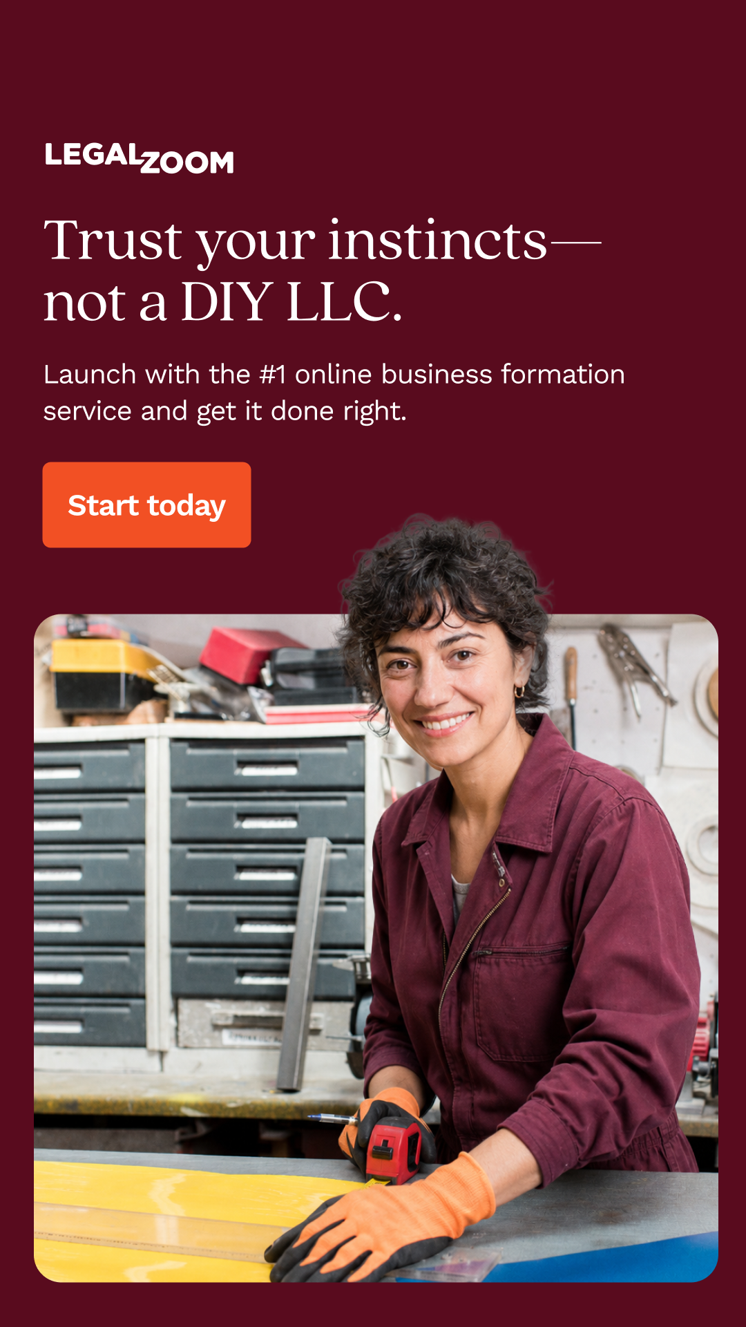 LegalZoom Facebook ad