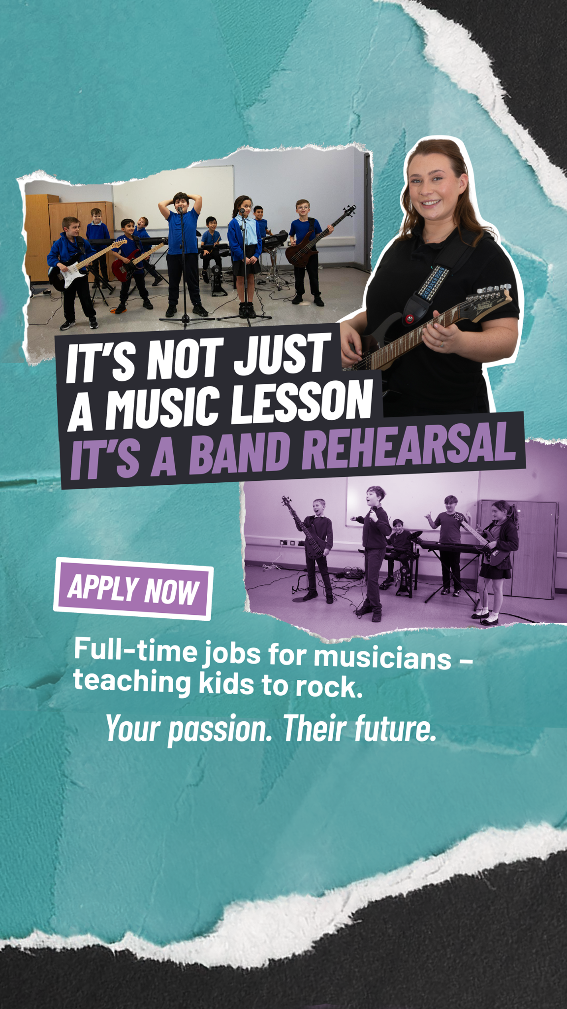 Rocksteady Music School Facebook ad from Jul 7, 2026