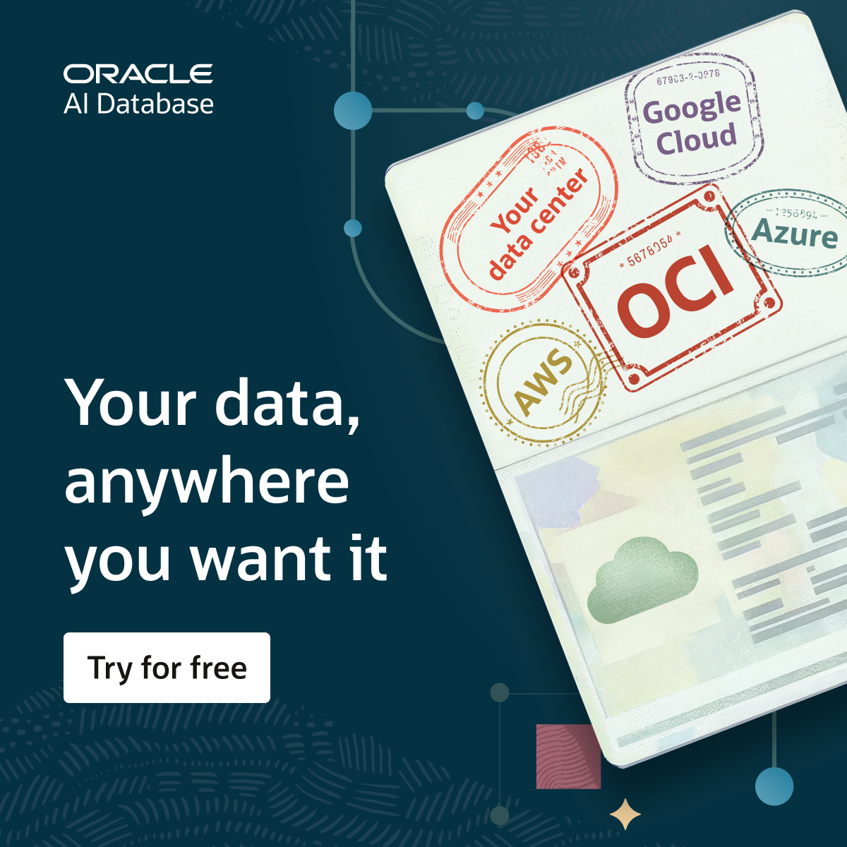 Oracle AI Database Facebook ad