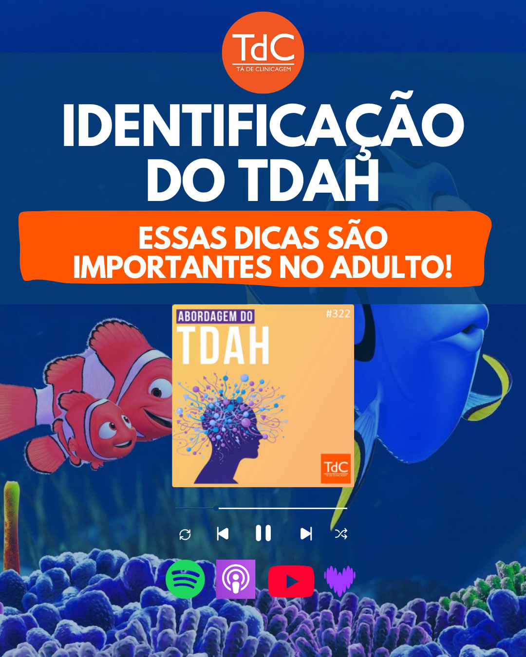 Ta de Clinicagem Facebook ad: IDENTIFICANDO O TDAH