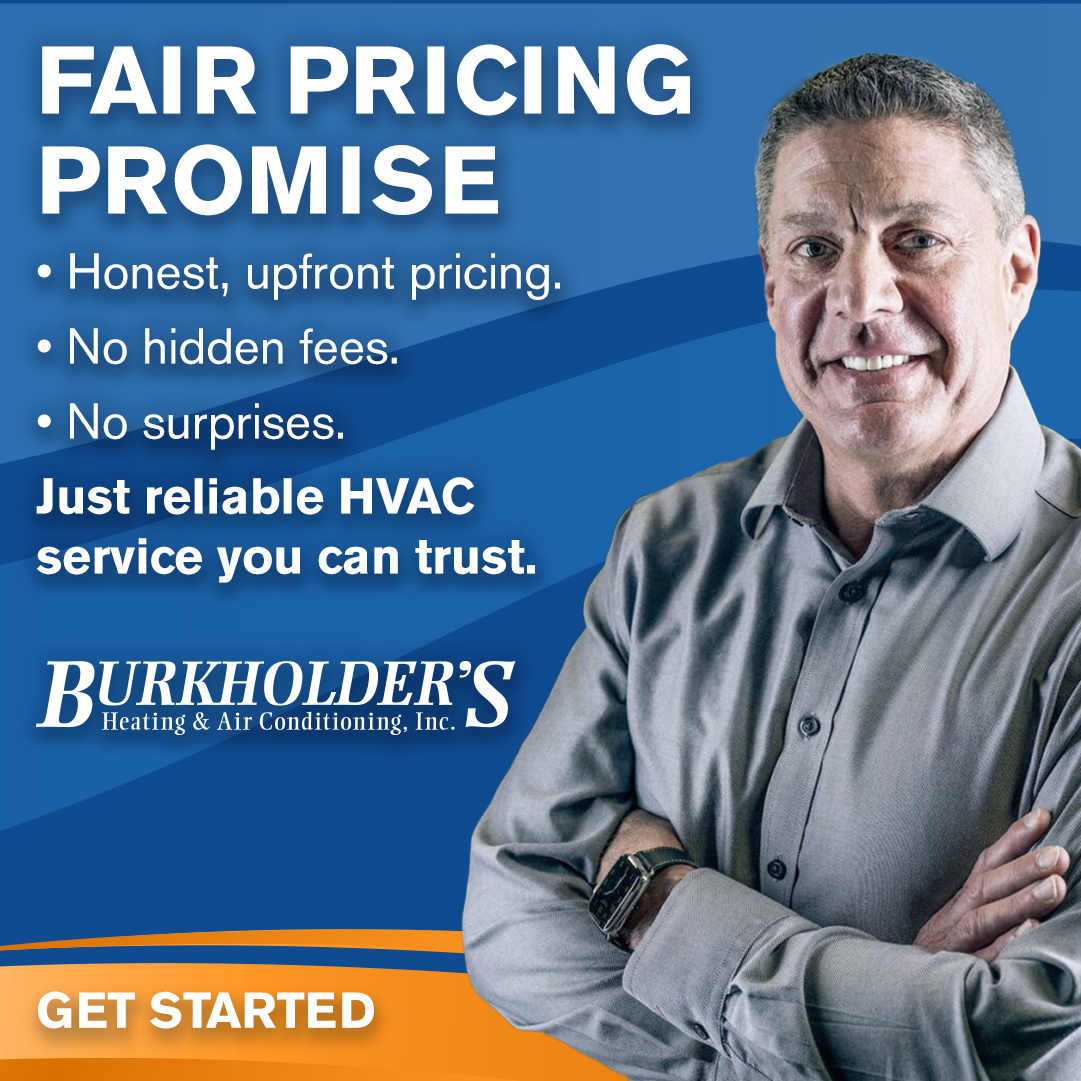 Burkholders Heating & Air Conditioning Inc Facebook ad: Schedule Service Today