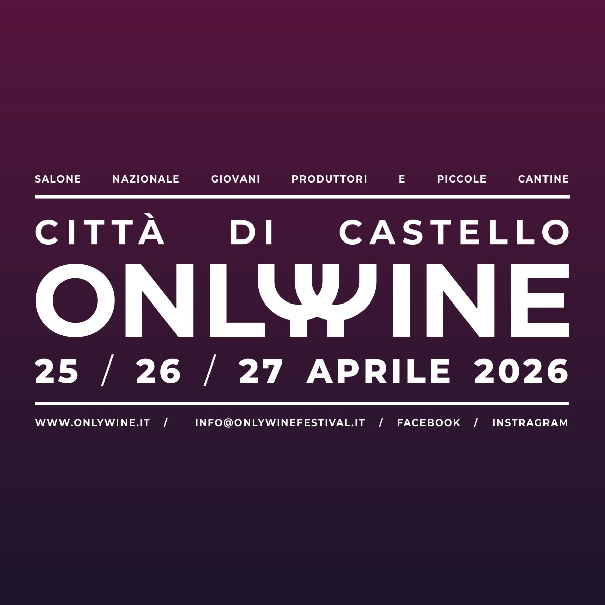 Only Wine Facebook ad: ONLY WINE palazzo vitelli citta di castello Biglietti | 25…