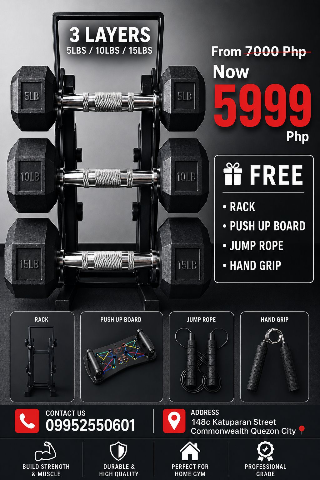 D’ gym Fitness apparel Facebook ad