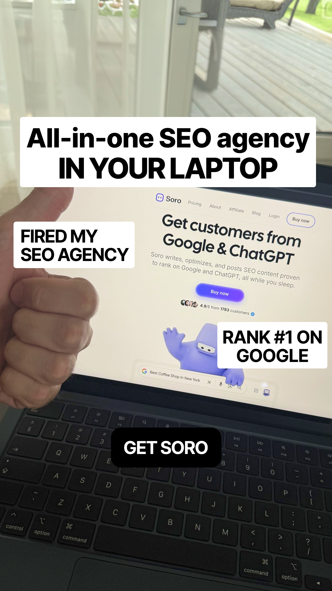 Soro SEO Facebook ad