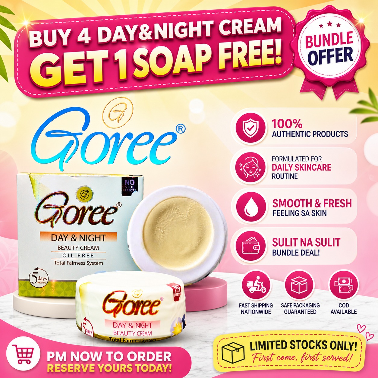 Goree Effective Beauty Products PH Facebook ad: Goree Bundle Offer Alert!