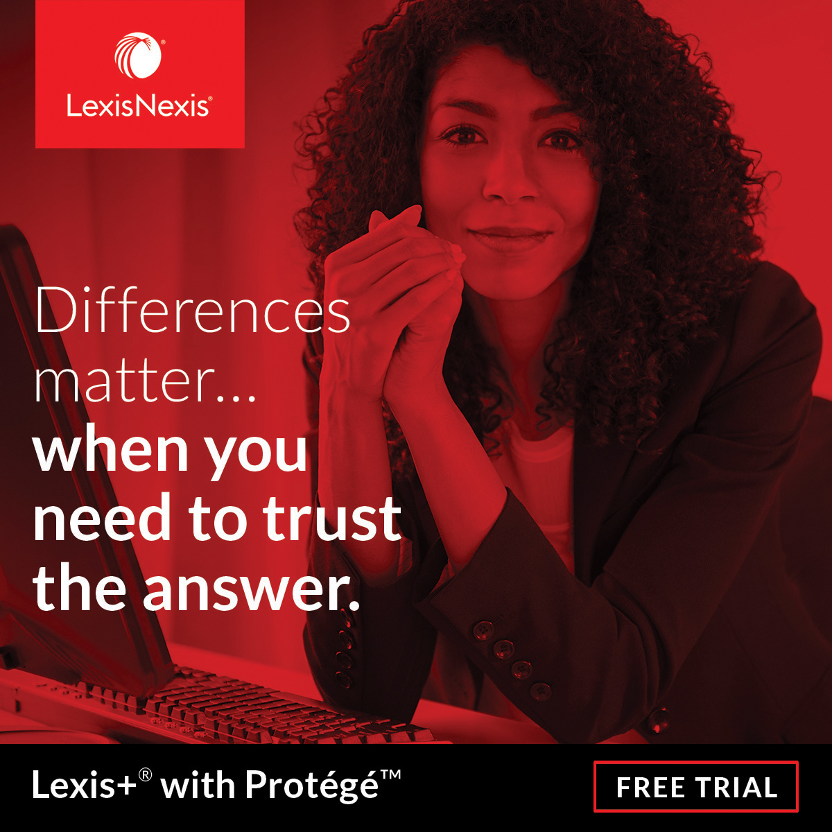 LexisNexis Facebook ad