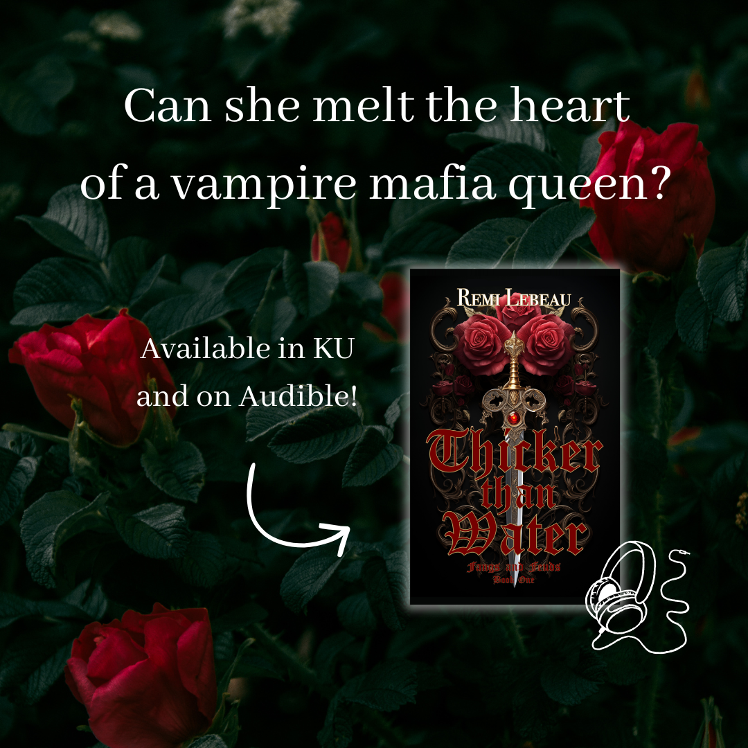 Remi Lebeau: Sapphic Romance Author Facebook ad: Lesbian Vampire Romance