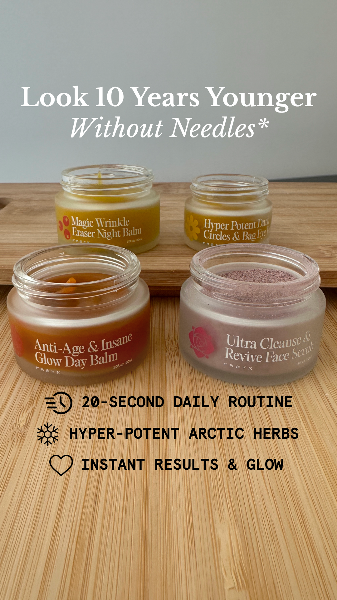 Frøya Organics Facebook ad