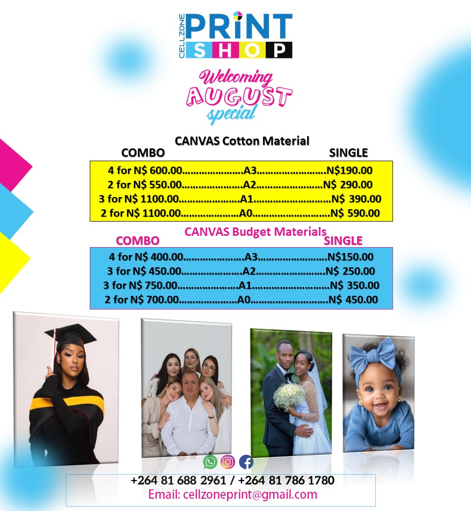 Cellzone Print Shop Facebook ad: August special