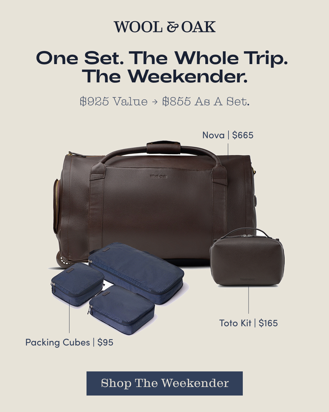 Wool & Oak Facebook ad