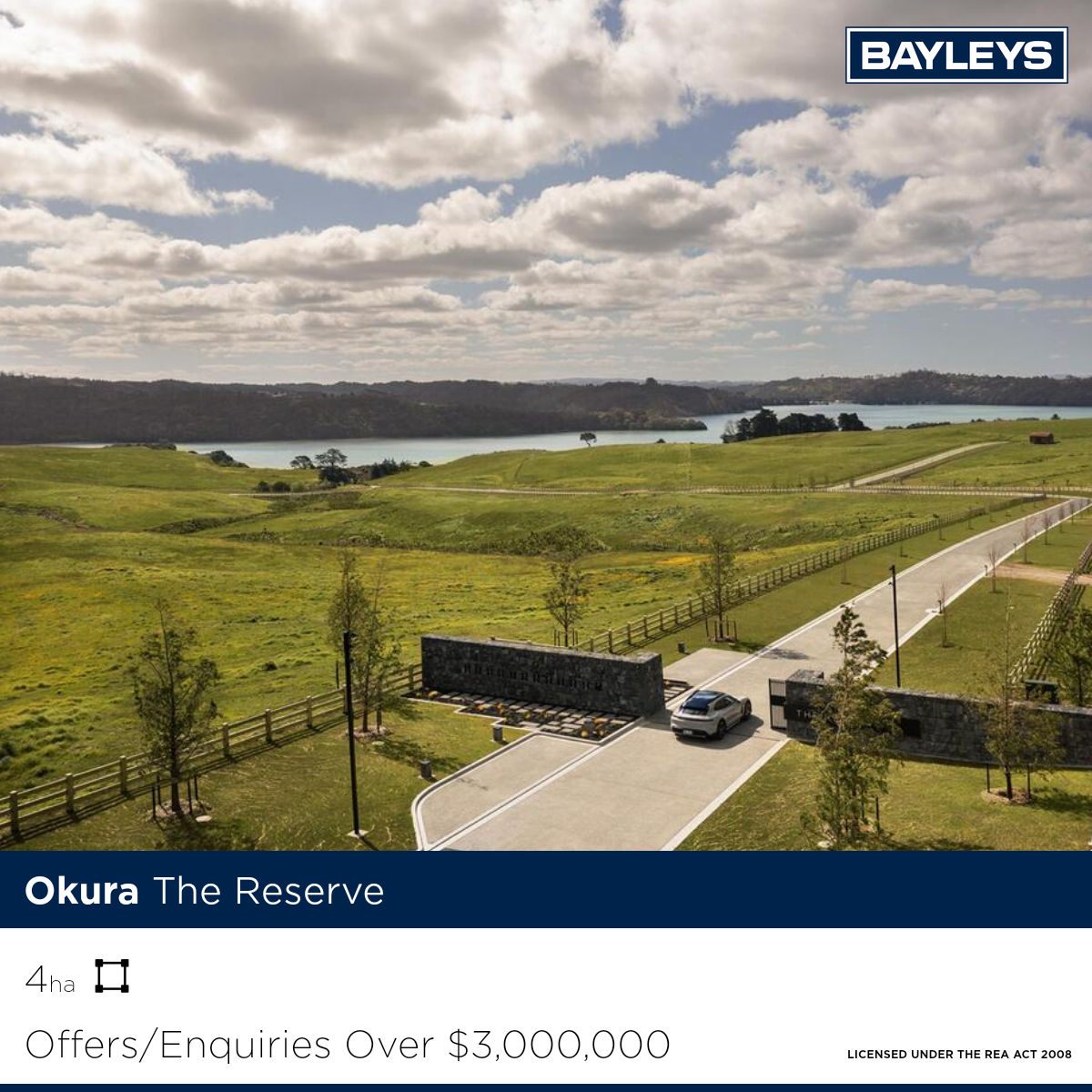 Bayleys Waterfront Facebook ad from Jul 9, 2026