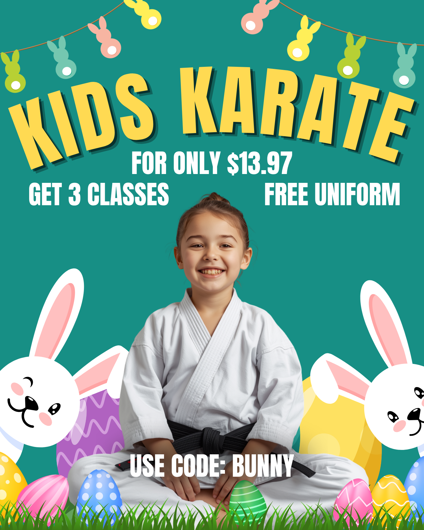 Amerikick Martial Arts Facebook ad