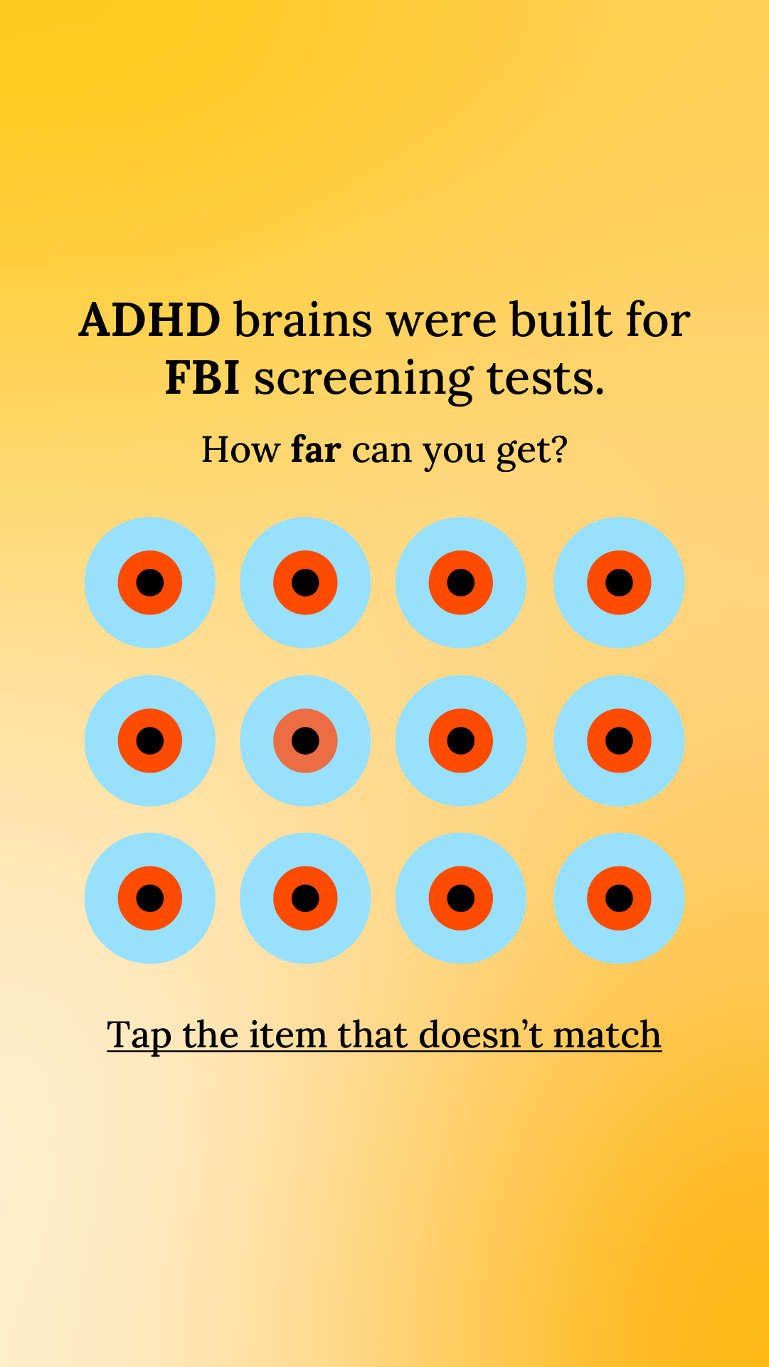 Brain Health Check Facebook ad