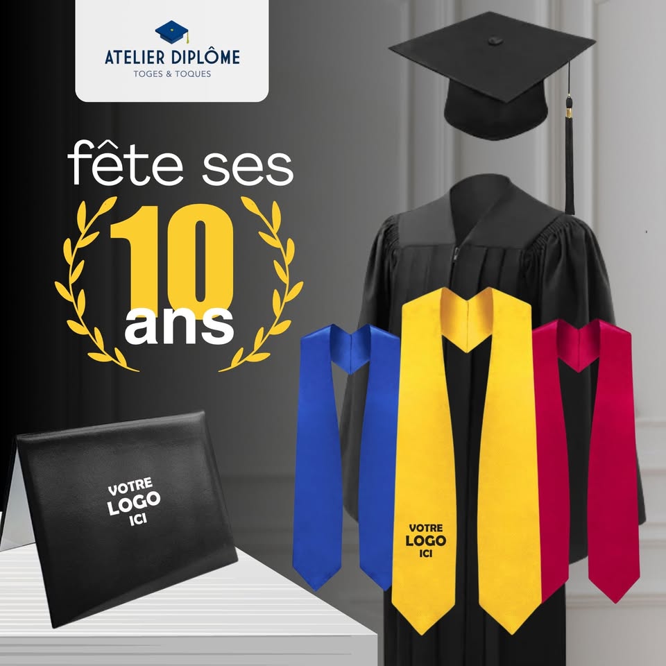 Atelier Diplôme Facebook ad: **Atelier Diplôme fête ses 10 ans!**