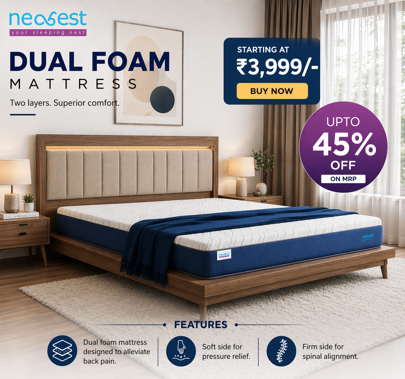 Neobest - Your Sleeping Nest Facebook ad from Apr 18, 2026