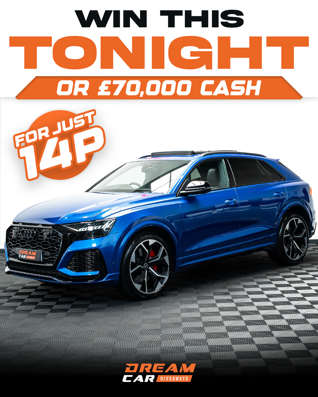 Dream Car Giveaways Facebook ad