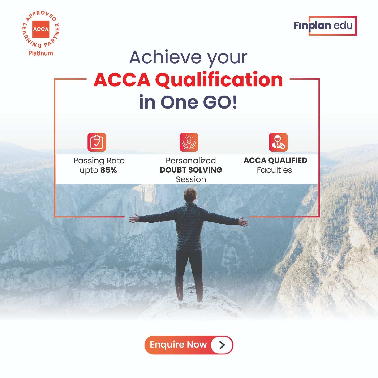 FinplanIndia Facebook ad: Start Your Global Finance Career Today
