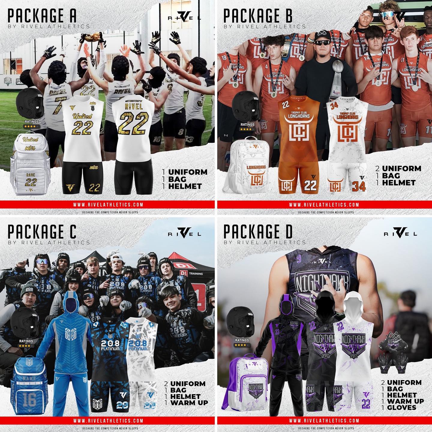 Rivel Athletics Facebook ad: Tag your ride or die for this upcoming…