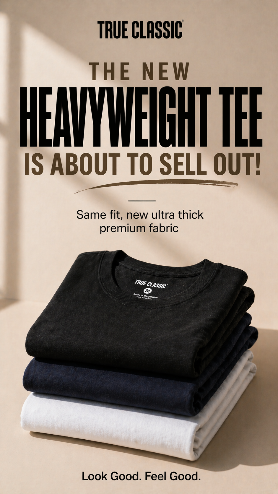True Classic Facebook ad