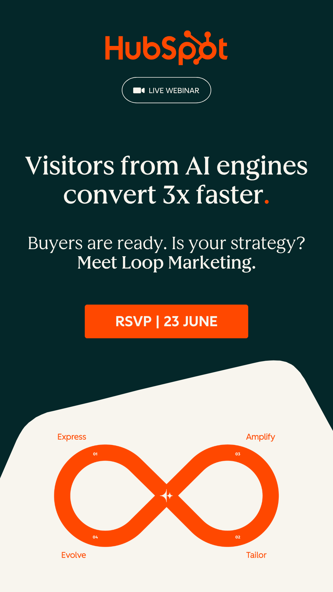 HubSpot Facebook ad
