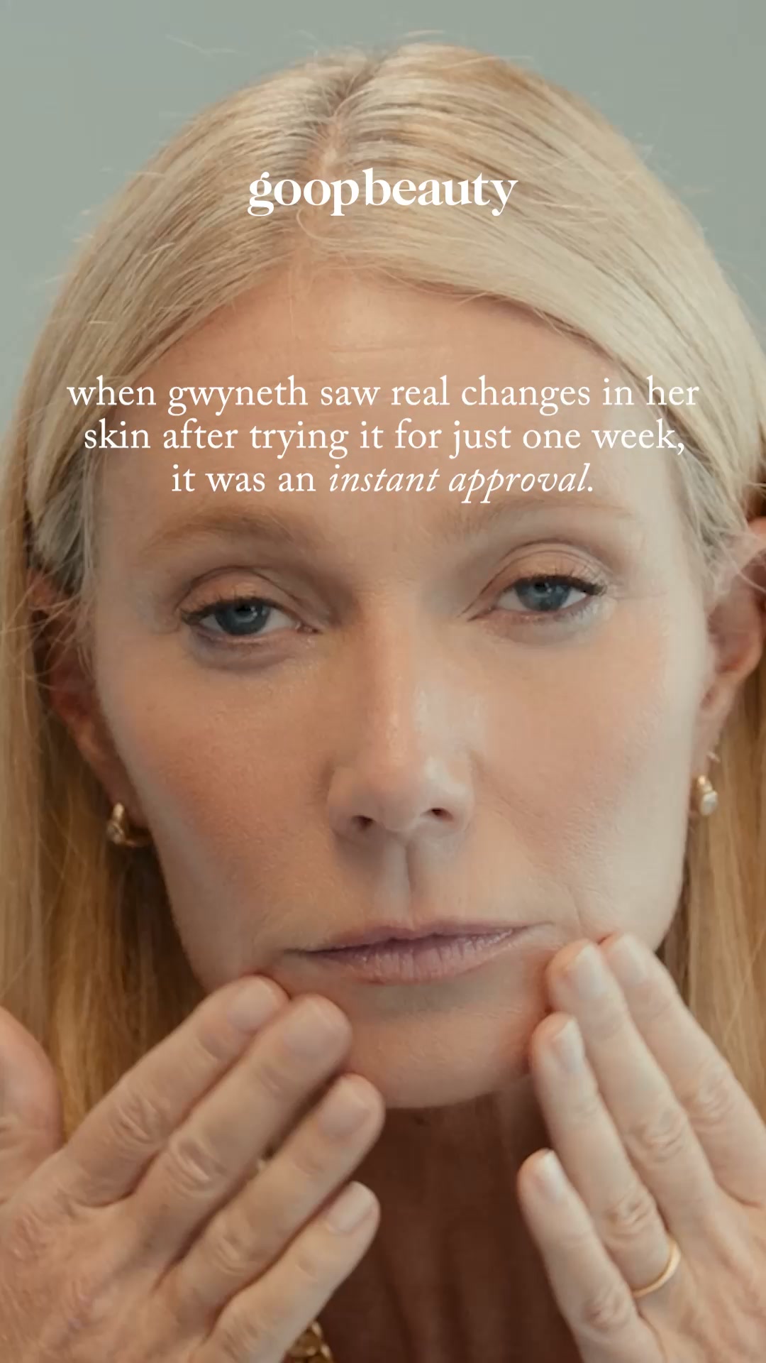 goop Facebook ad: youth-boost peptide serum
